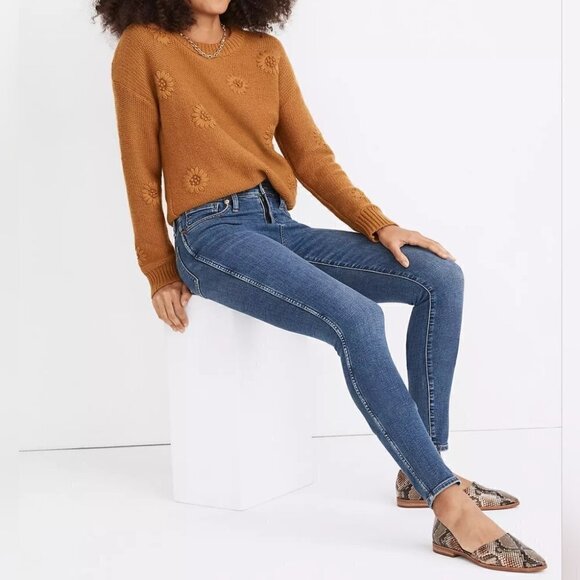Madewell | 10" High-Rise Skinny Jeans In Wendover Wash: TENCEL™ Denim Edition - Picture 3 of 12
